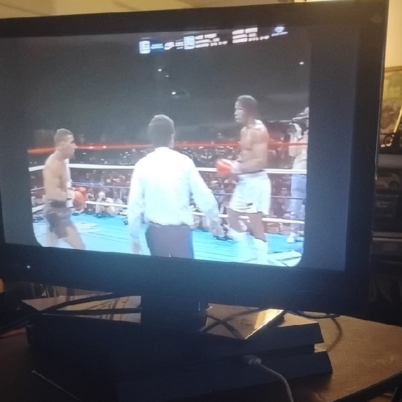 Sony Black Flat-Screen TV for Gaming